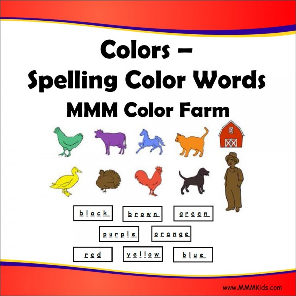 Spelling Color Words